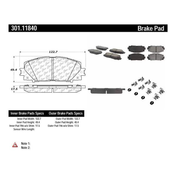 Centric Parts Disc Brake Pad Set
