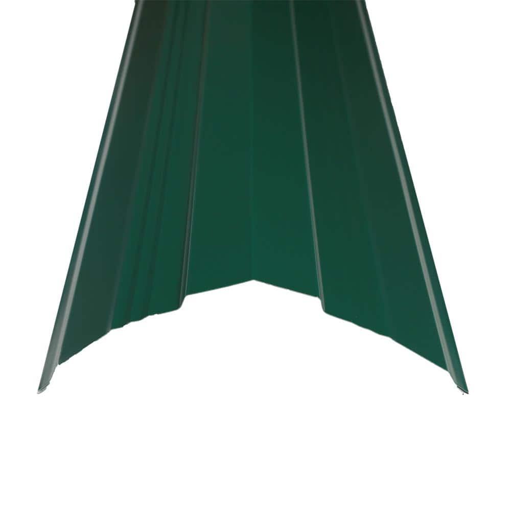 Metal Sales 10.5 ft. x 126 in. Forest Green Steel Universal Ridge Cap ...