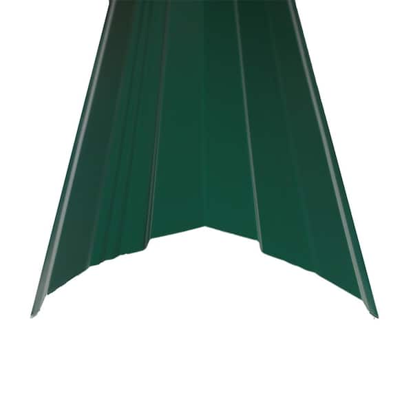Metal Sales 10.5 ft. x 126 in. Forest Green Steel Universal Ridge Cap