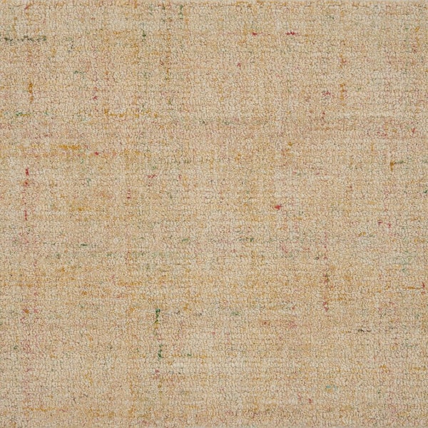 6 in. x 6 in. Texture Carpet Sample - Surface - Color - Straw