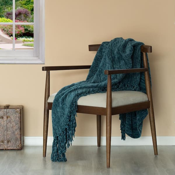 Scott living chenille discount rib decorative throw