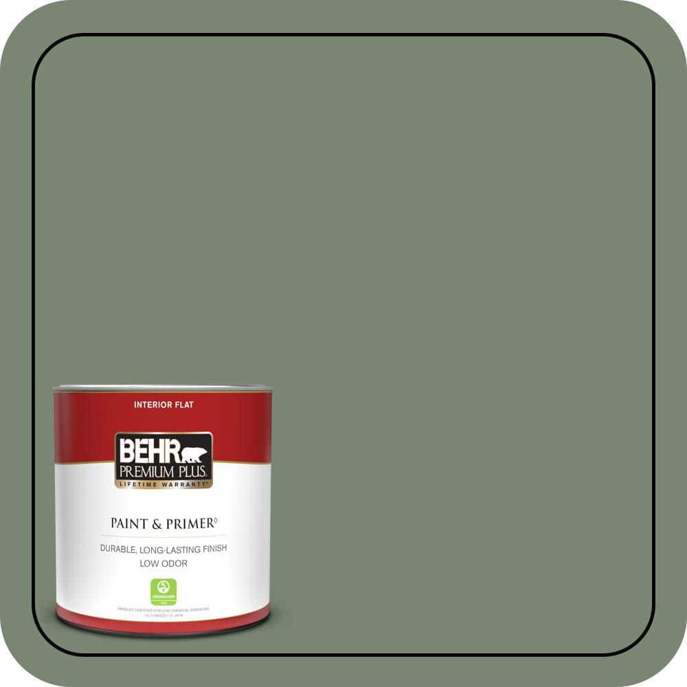 1 qt. #440F-5 Winter Hedge Flat Low Odor Interior Paint & Primer price history on PriceWatchPro