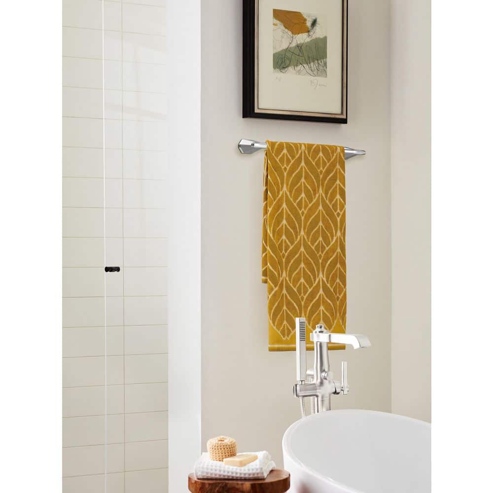 St. Vincent 18 Inch Chrome Wall Mounted Towel Bar