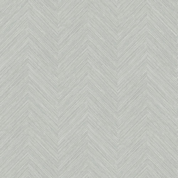 NuWallpaper Taupe and Blue Sampson Peel and Stick Wallpaper Sample