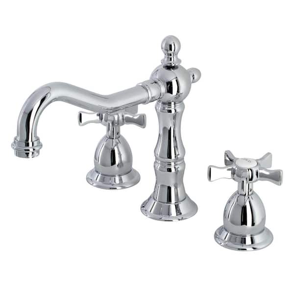 Kingston Brass Hamilton 8 in. Widespread 2-Handle Bathroom Faucet in Polished Chrome