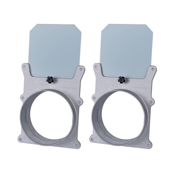 6 in. Blast Gate for Dust Collector/Vacuum Fittings, (2-Pack)