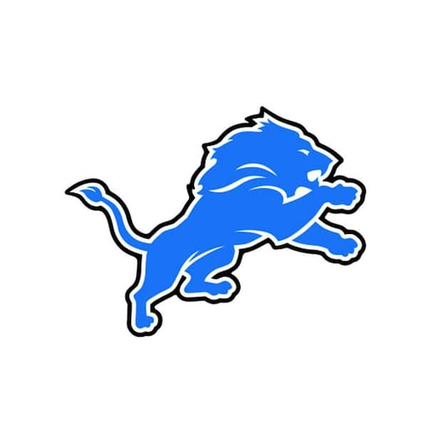 Fathead 13 in. x 10 in. Detroit Lions Teammate Logo Wall Applique FH89 ...