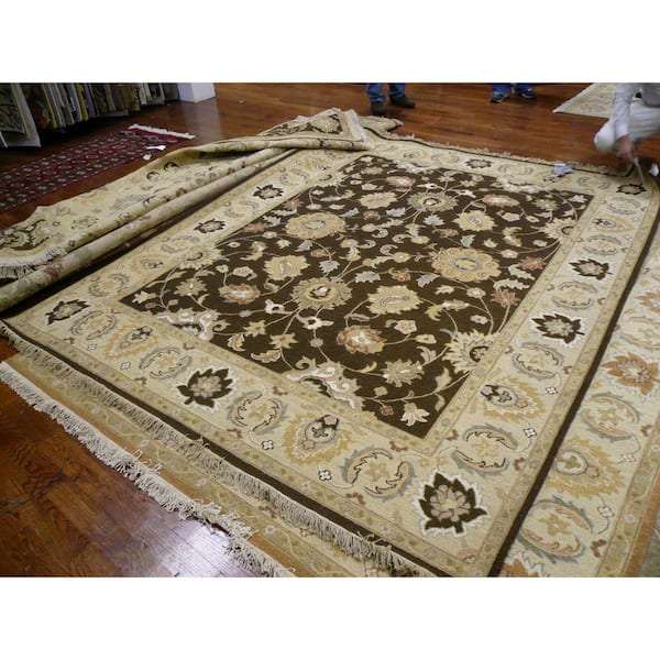 Sumak 10 X 14 Brown/Beige Oriental Area Rug
