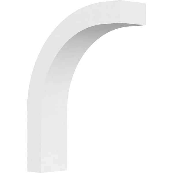 Ekena Millwork Standard Heritage 5 in. W x 24 in. H x 18 in. D Polyurethane Knee Brace