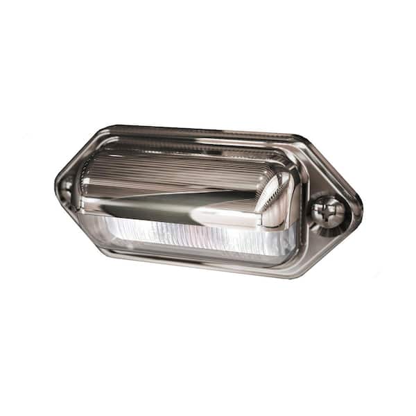 Chrome Bezel License Plate Light