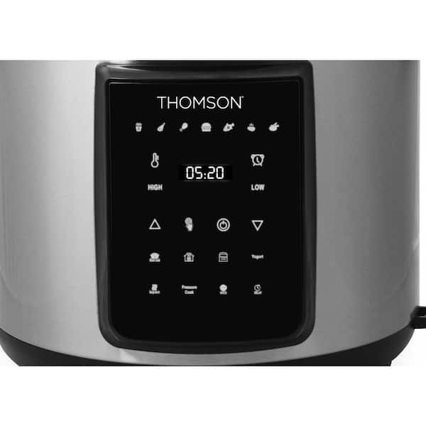 THOMSON 6.3 Qt Stainless Steel Air Fryer with Pressure Cooker TFPC607 - The  Home Depot