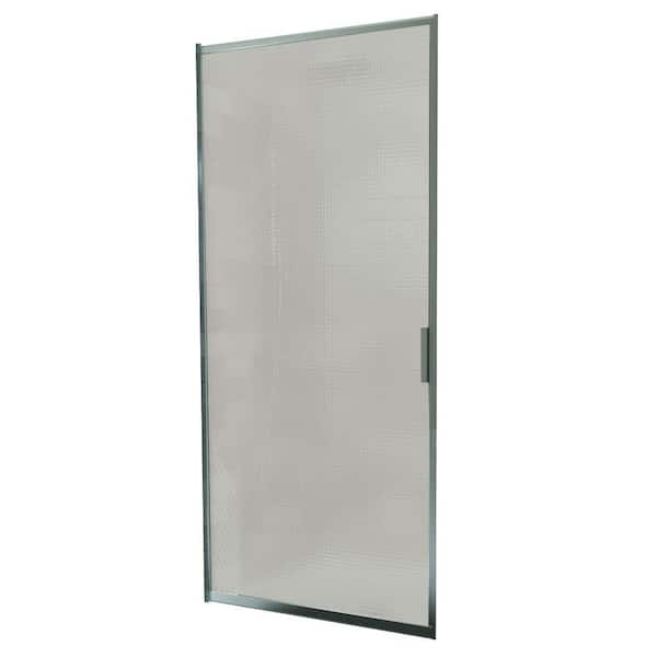 MAAX Progressive 36-1/2 in. x 67-1/4 in. Framed Pivot Shower Door in Chrome-DISCONTINUED