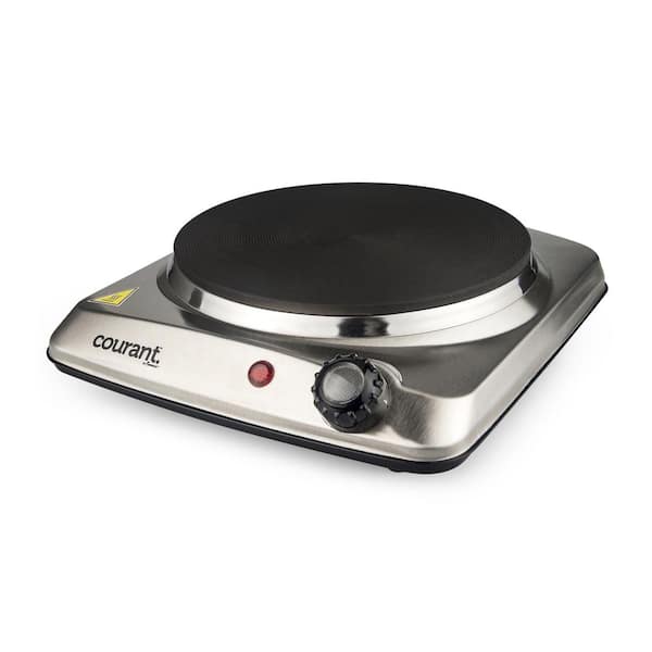 OVENTE Single Burner 7.25 in. Black Hot Plate BGS101B - The Home Depot