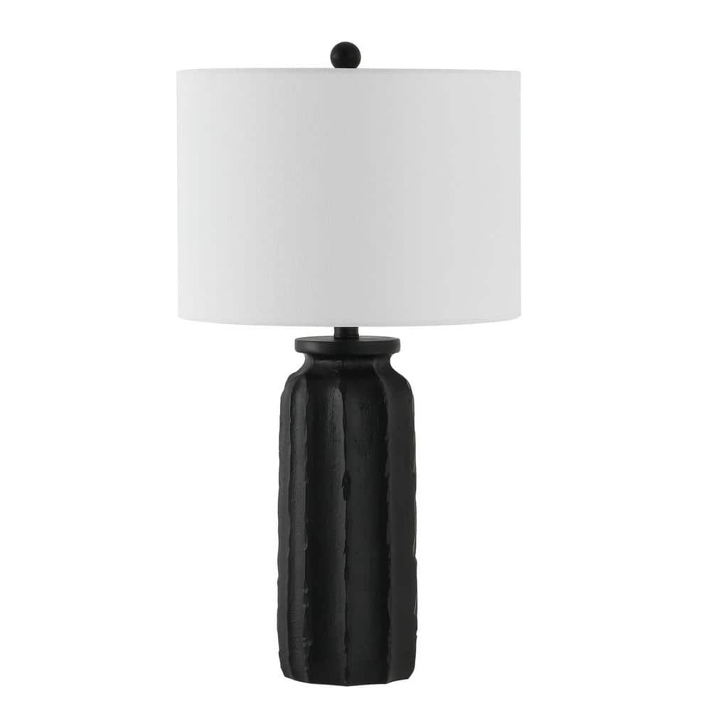 SAFAVIEH Candri 26 in. Matte Black Table Lamp TBL4427A - The Home Depot