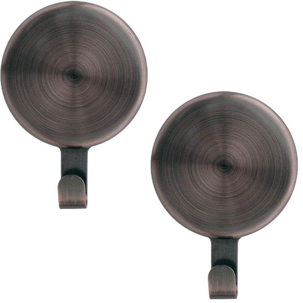 UPC 667233000070 product image for 3.75 in. Artificial Oil-Rubbed Bronze Attract Magnetic Wreath Hanger (2-pack) | upcitemdb.com