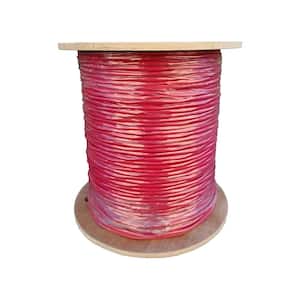 14/4 Solid Unshielded CL3R/Riser Red 1000 ft. Spool UL Fire Alarm Cable