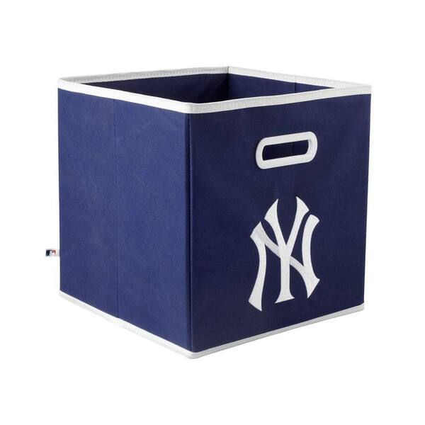 MyOwnersBox MLB STOREITS New York Yankees 10-1/2 in. x 10-1/2 in. x 11 in. Blue Fabric Storage Drawer