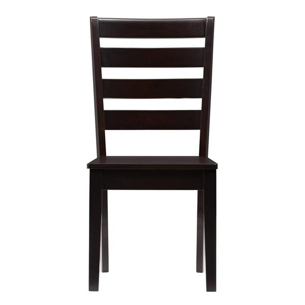 Corliving Memphis Mahogany Solid Wood, Ikea Dining Chairs Wood
