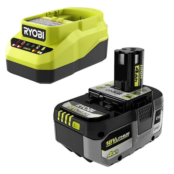 ONE+ 18V Lithium-Ion HIGH PERFORMANCE Starter Kit with 4.0 Ah Battery and Charger