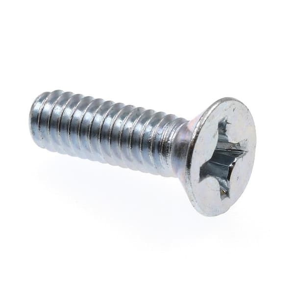 Prime-Line #12-24 x 3/4 in. Zinc Plated Steel Phillips Drive Flat Head Machine Screws (100-Pack)