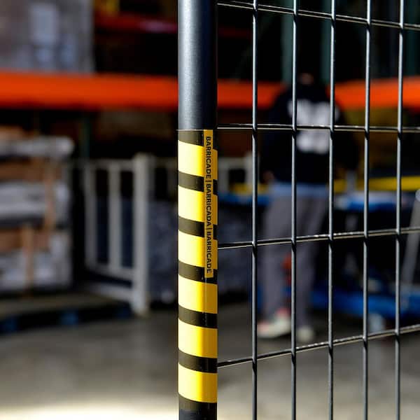 Perimeter Patrol 6-ft H x 4.8-ft L Multi-Purpose Steel Fence Panel