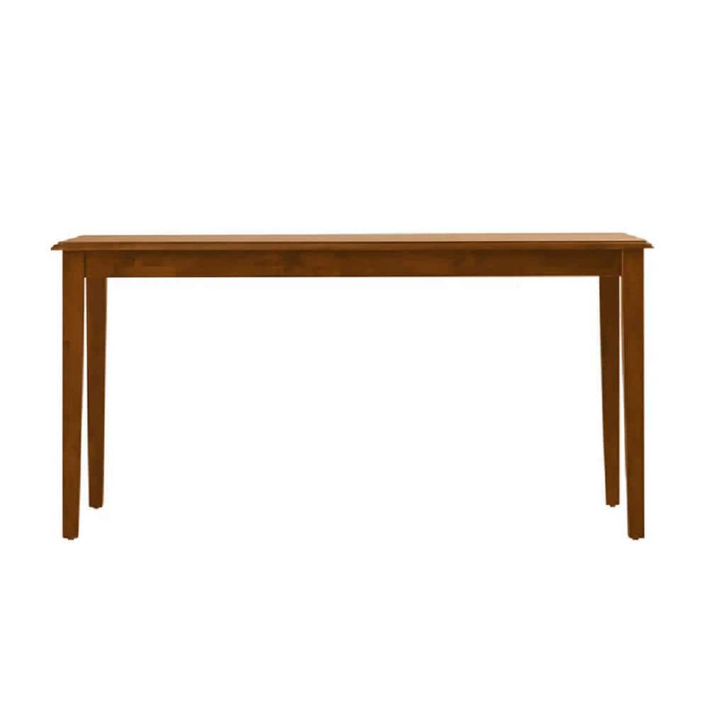 Walnut Solid Hardwood Rectangular Dining Table, 60" Length
