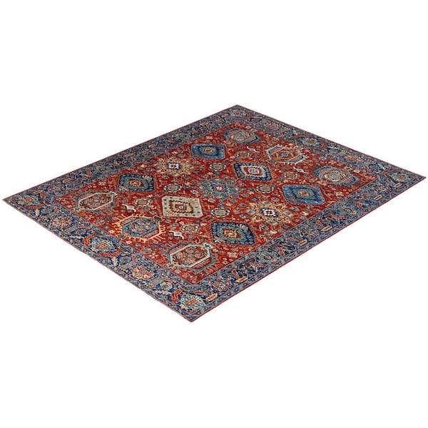 Serapi Red 8 ft. x 10 ft. Tribal Wool Indoor Area Rug