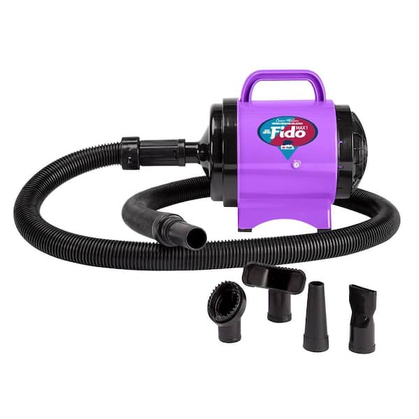B-Air Cesar Millan Collection 2 HP Fido Max 1 Pet Grooming Dog Dryer in Purple Ribbon