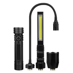 3-in-1 1000 Lumen Rechargeable Portable LED Work Light (4-Pack)