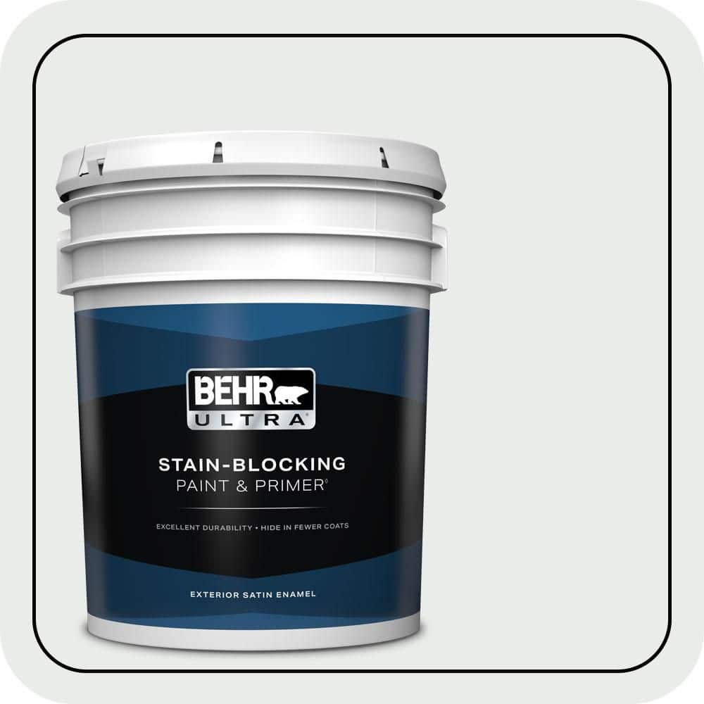 5 gal. #W-F-510 Silver Sky Satin Enamel Exterior Paint & Primer price history on PriceWatchPro