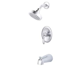 NIMBUS Single Handle 1 -Spray Tub and Shower Faucet 2.5 GPM in. Chrome Valve Included