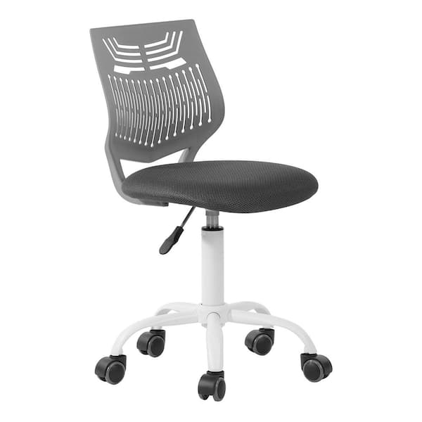 Tatahance Grey Plastic Seat Office Chair