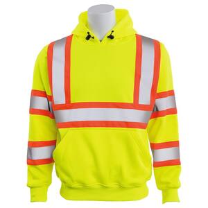 W376C 5X-Large HVL Polyester Safety Sweatshirt