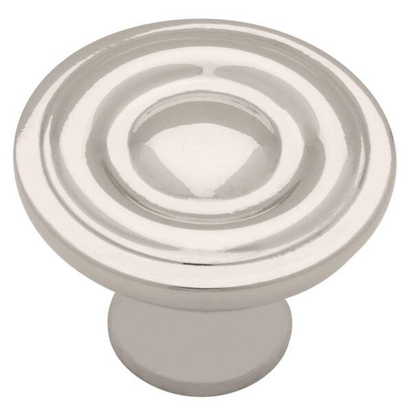 Liberty Round Ring 1-1/4 in. (32 mm) Polished Nickel Cabinet Knob