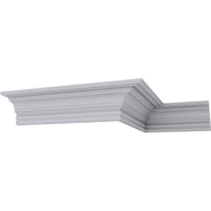 SAMPLE - 7-7/8 in. x 12 in. x 7-7/8 in. Polyurethane Foster Cove Crown Moulding