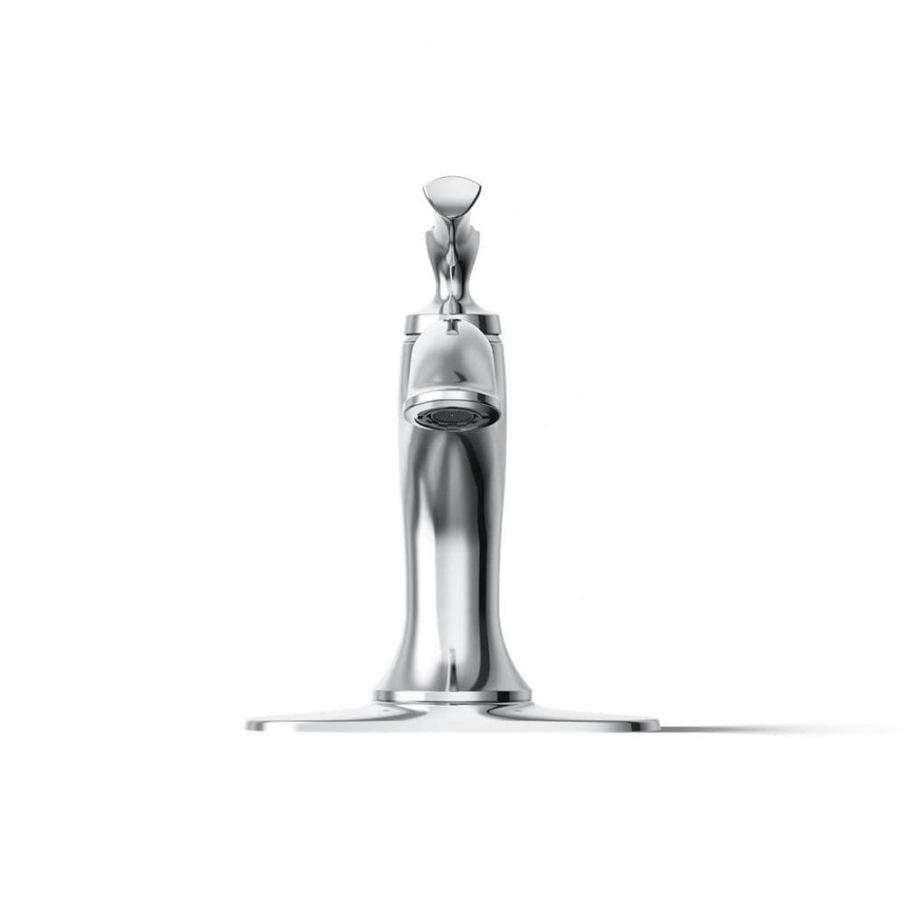 Polished Chrome Traditional Single Handle Bathroom Faucet