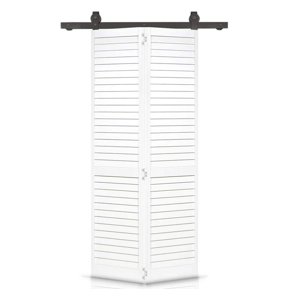 Have A Question About CALHOME 36 In. X 80 In. Louver Solid Core Prime ...