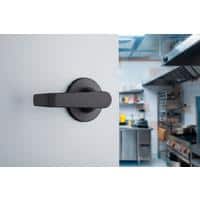 Light Duty Commercial Passage (hall/closet) Lever ADA UL 3-Hour Fire ANSI Grade 2, Matte Black Finish