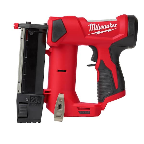 Milwaukee - M12 12-Volt 23-Gauge Lithium-Ion Cordless Pin Nailer (Tool-Only)