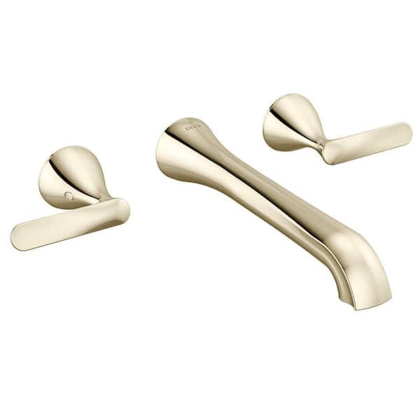 Delta Bonacci Double Handle Wall Mounted Bathroom Faucet in