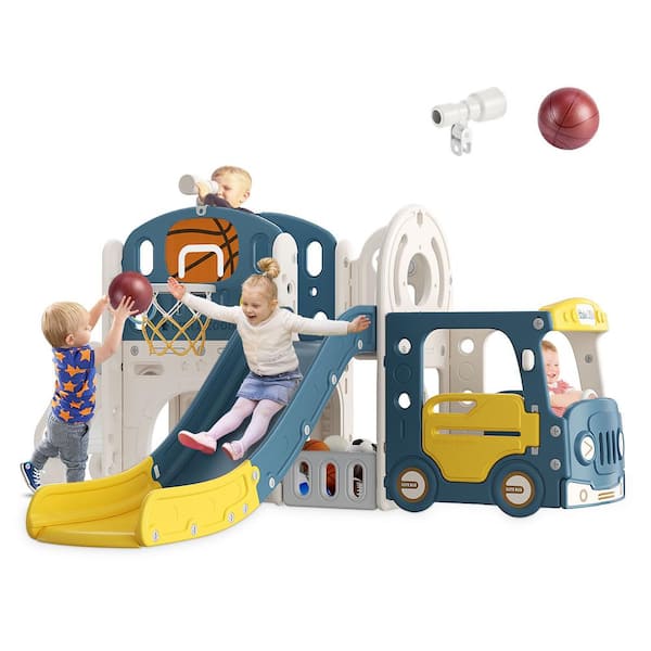 Toy house best sale with slide