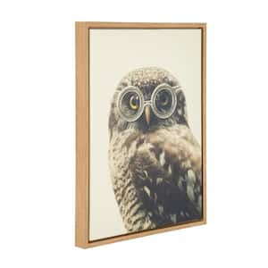 Sylvie "Owl" by F2Images Framed Canvas Wall Art