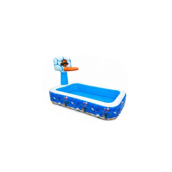 120"×72"×24" Thick Inflatable Family Pool, Ideal for Summer Yard Water Parties