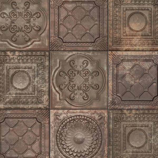 Ritz Ossidato Nero 8 in. x 8 in. Ceramic Wall Tile (10.76 sq. ft./Case)