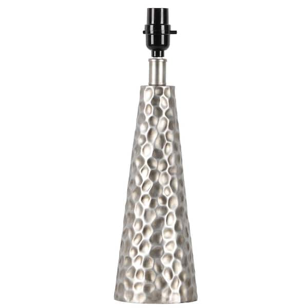 Hampton Bay TTL20 Mix and Match 17 in. H Antique Pewter Midsize Lamp Base