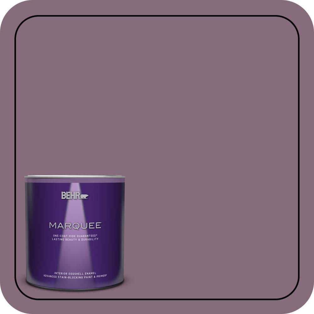 1 qt. #S110-6 Plum Royale One-Coat Hide Eggshell Enamel Interior Paint & Primer price history on PriceWatchPro