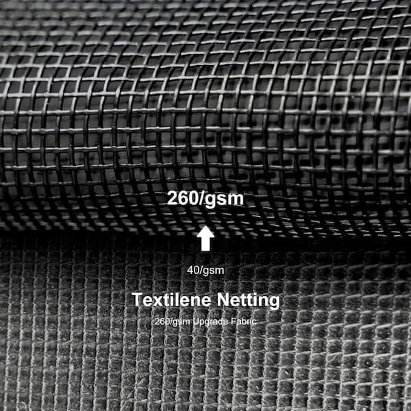 12 ft. x 26 ft. Gray Aluminum Power-Coated Frame Galvanized Steel Double Roof Hardtop Gazebo,Hooks, Netting,Gray Curtain