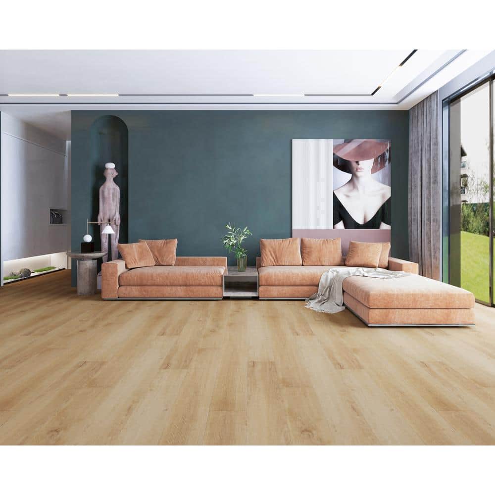 Renegade Tan Extra Long Wide Oak Look Vinyl Plank Flooring