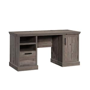 Aspen Post 59.055 in. Pebble Pine with File Storage and Cord Management