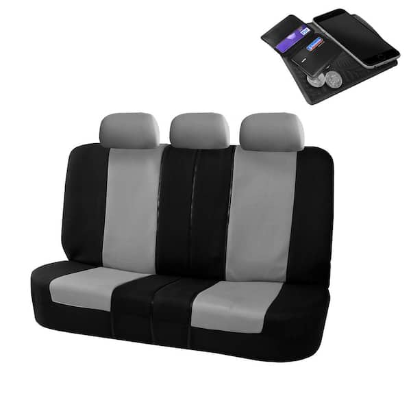 FH Group 52 in. x 58 in. x 1 in. Flat Cloth Split Bench Rear Seat Cover